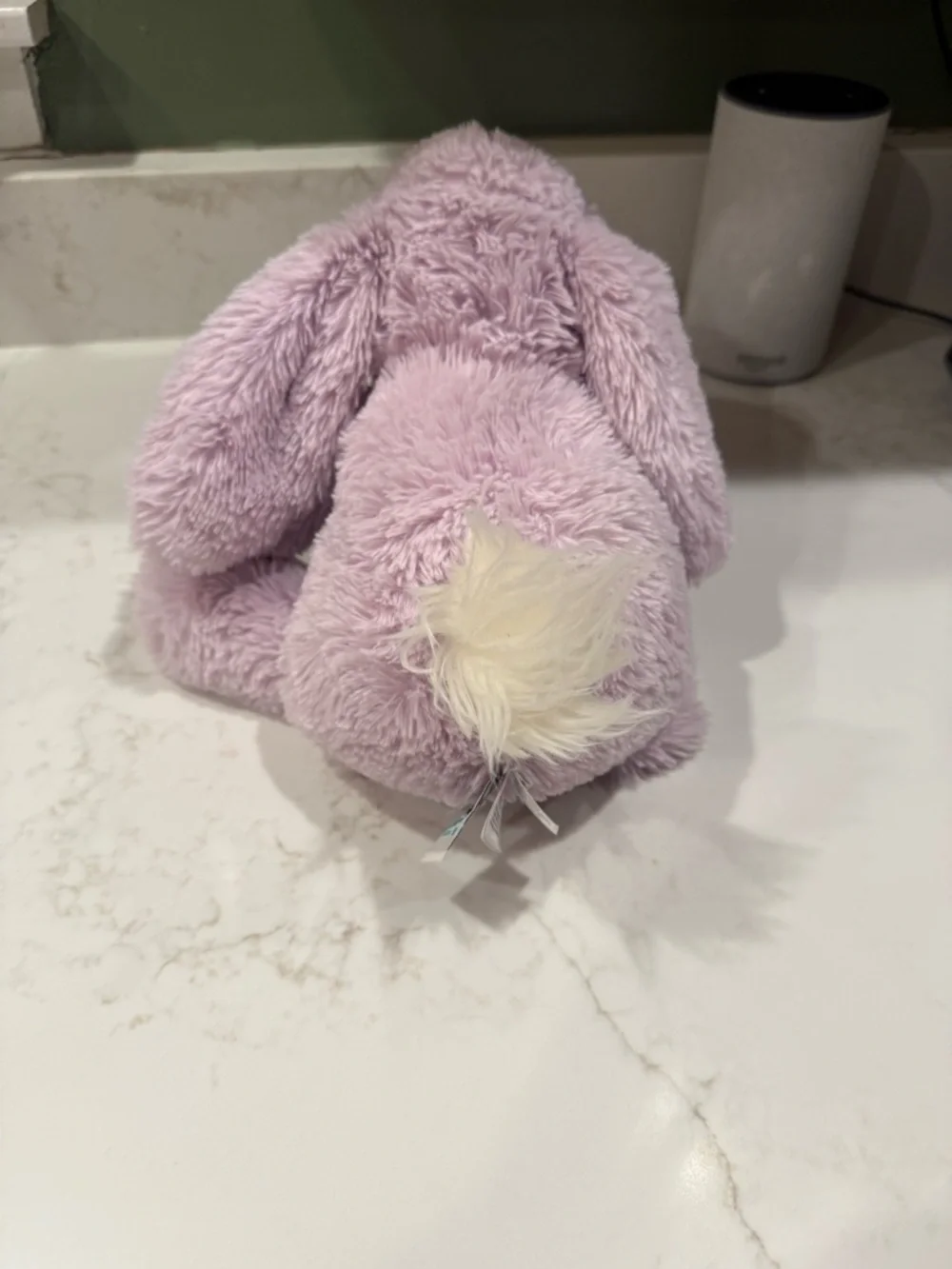Jellycat Lilac Plush Bunny with Cream Accents - Picture 3 of 4